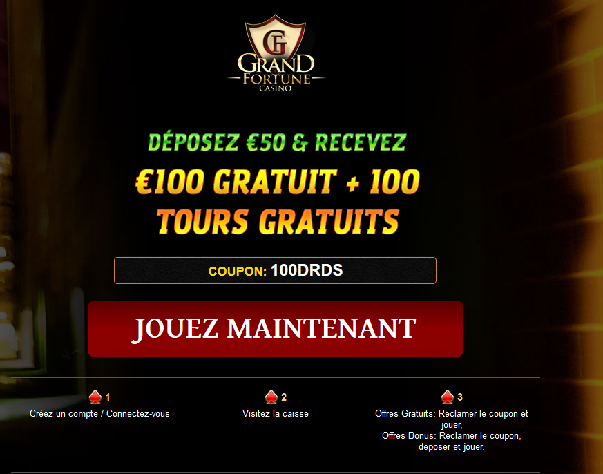 Grand Fortune | Cash Bandits | 200% Bonus | 100 Free spins