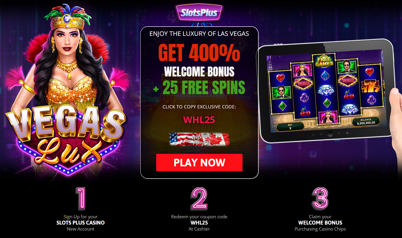 400% WELCOME BONUS + 25 FREE SPINS