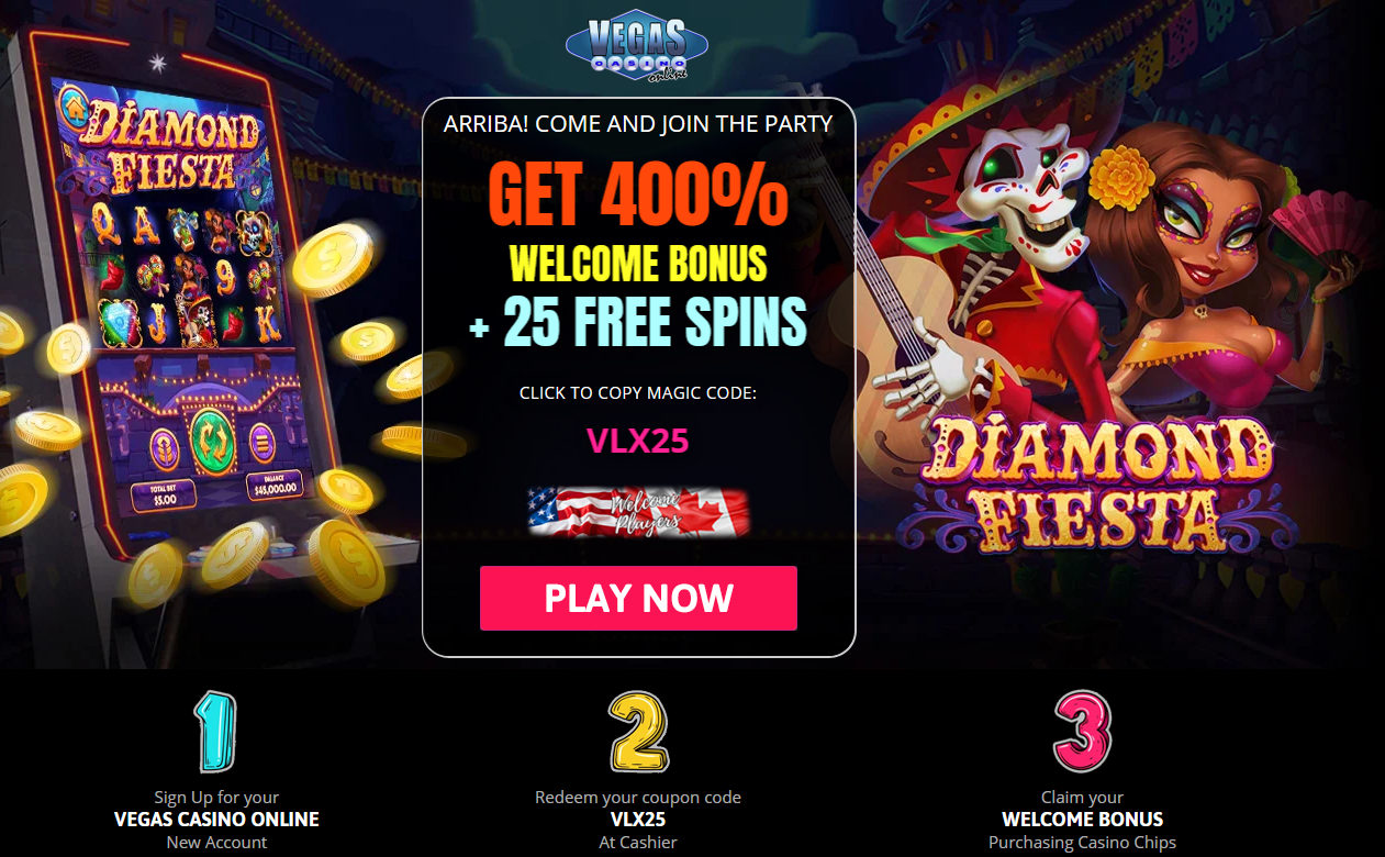 400% WELCOME BONUS | + 25 FREE SPINS