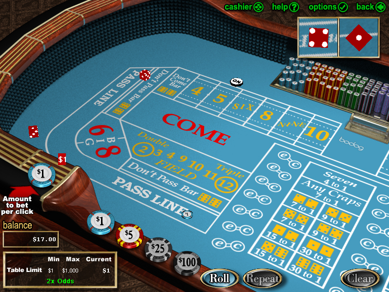 Bodog Casino Craps