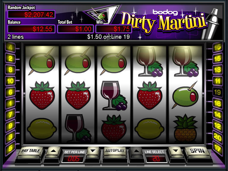 Bodog Casino Dirty Martini