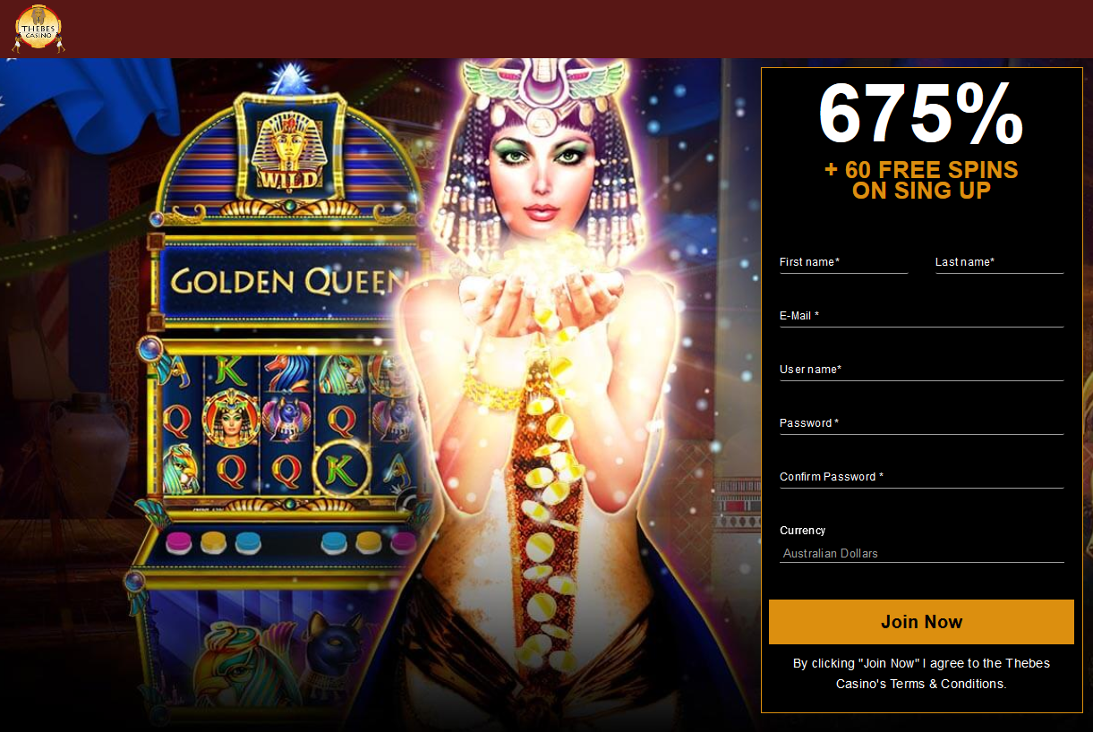 Thebes Casino - 675% + 60 free spins